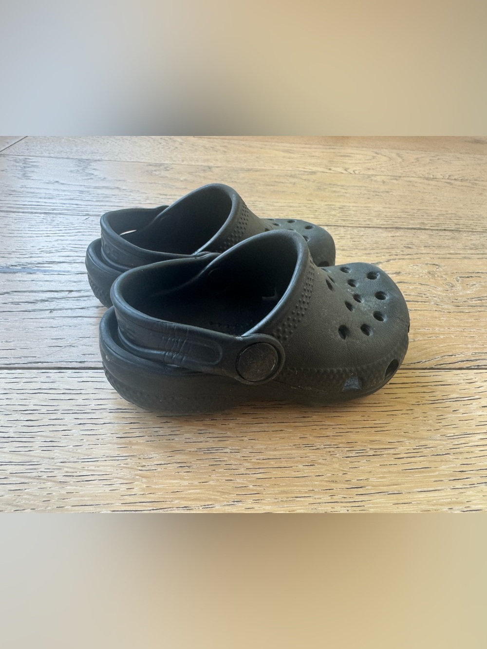 CROCS Kids Black Classic Clog Sandals
